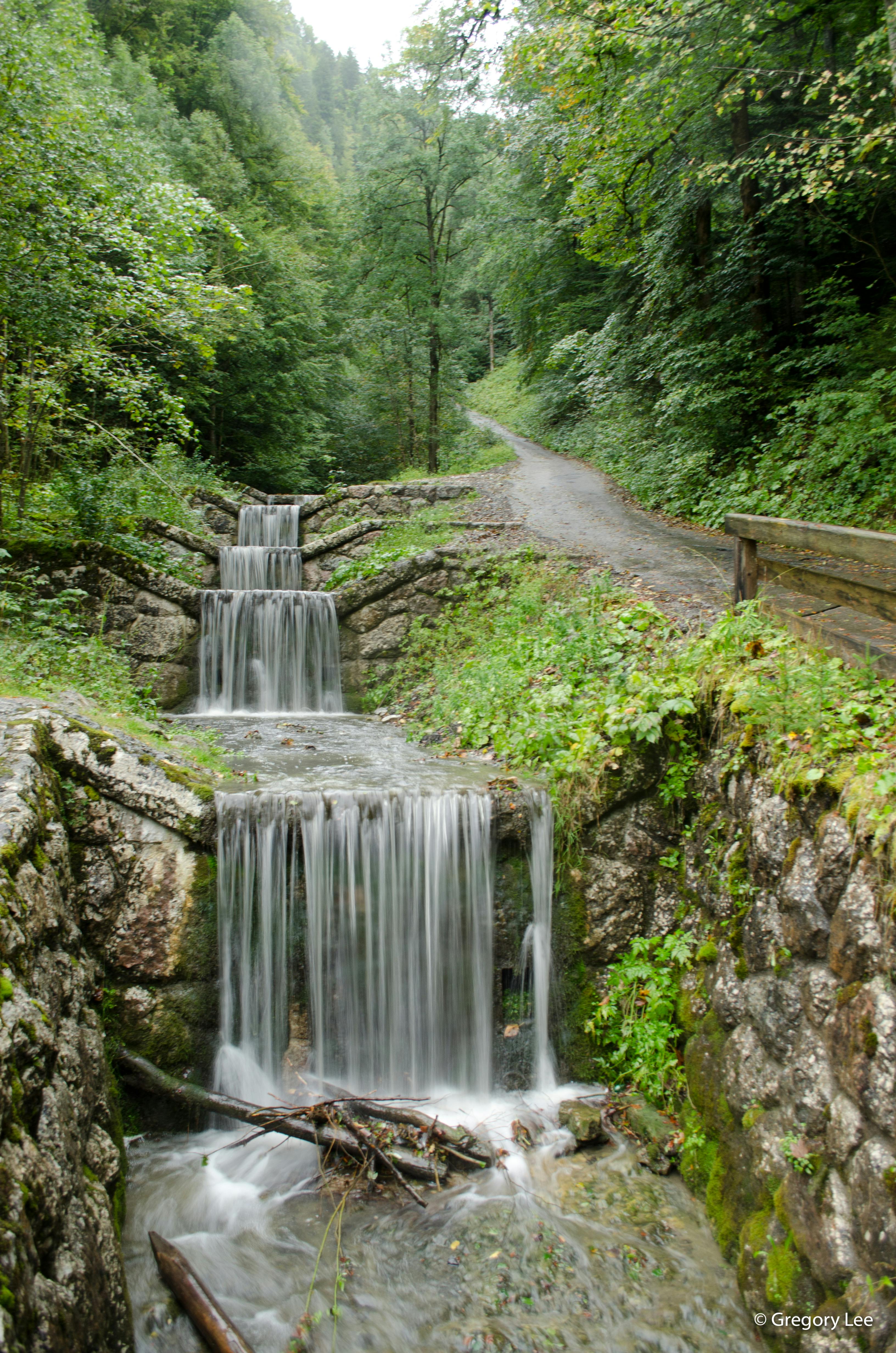 Roadside waterfalls